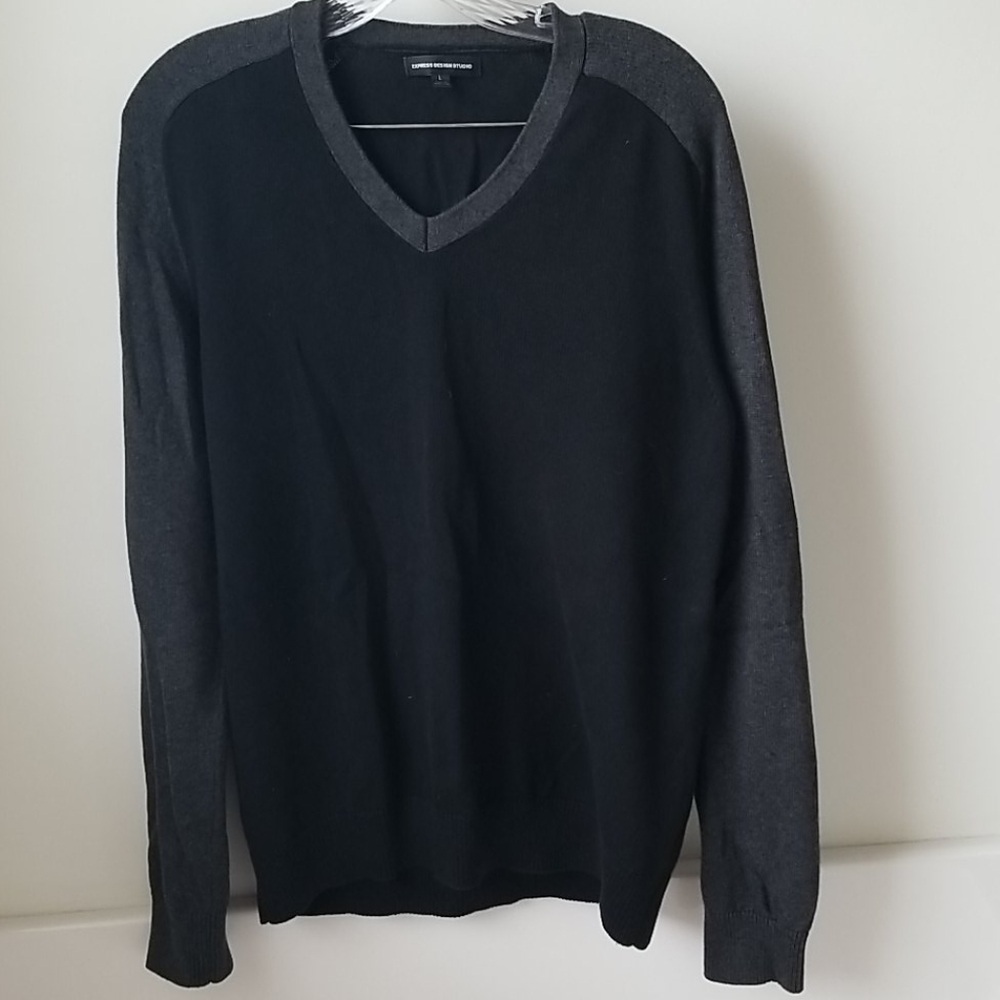 Black men's sweater